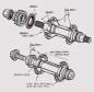 Preview: Hub Set Fly Bikes Magneto CrMo Male