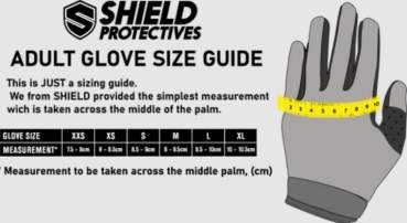 Preview: Handschuhe Shield Lite Black Grey