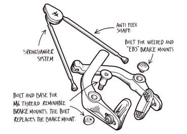 Preview: Brake Fly Bikes Manual Cast Springhanger