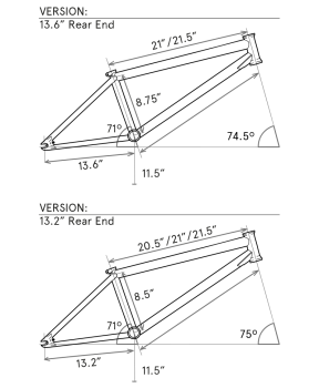 Frame Fly Bikes  Dove 13.6"